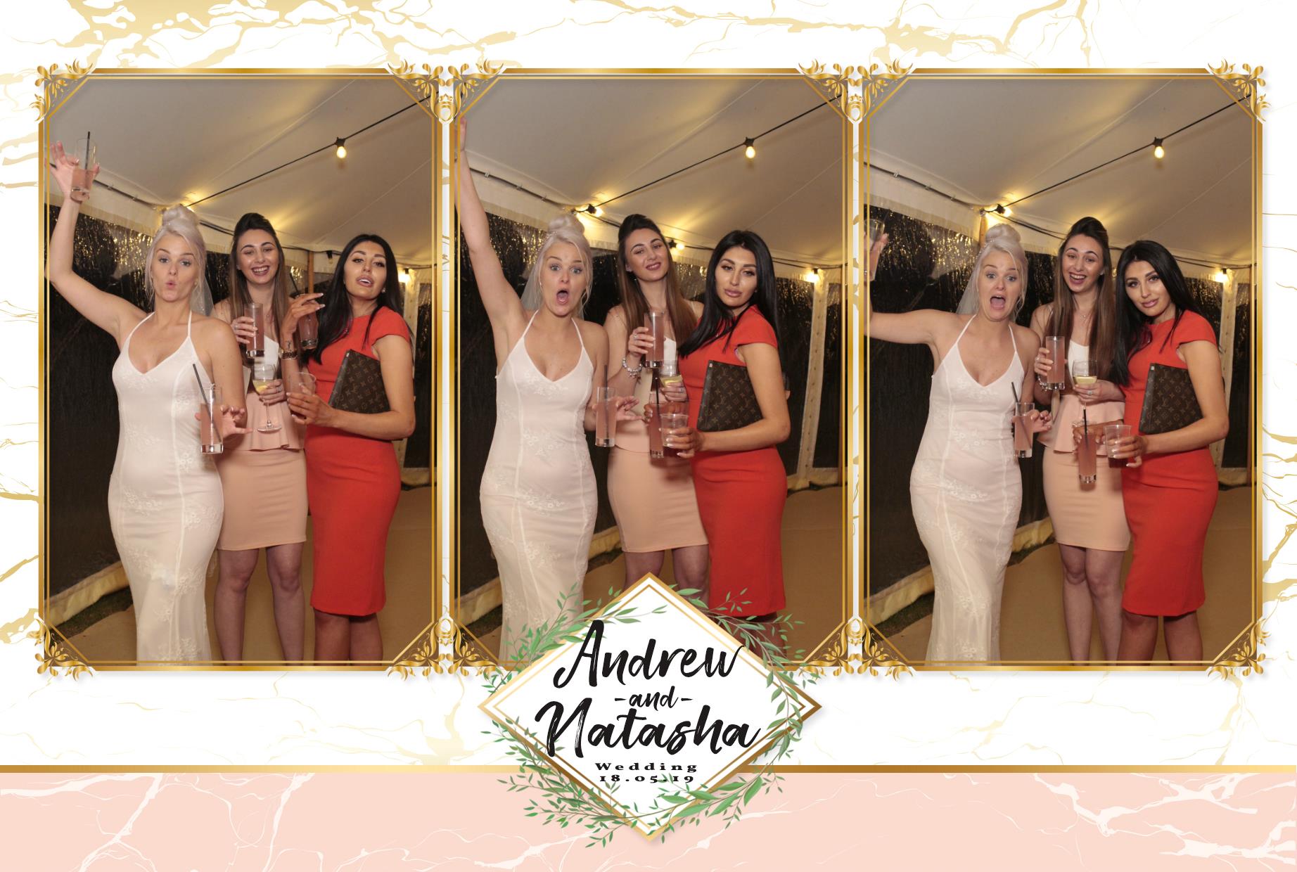 Andrew & Natasha's Wedding  | View more photos from the event at gallery.myphotoboothexperience.co.uk/u/MyPhotoBoothExperienceLtd/Andrew-Natashas-Wedding